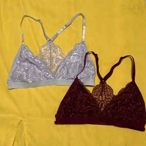 2/$20 Laced Bralettes
